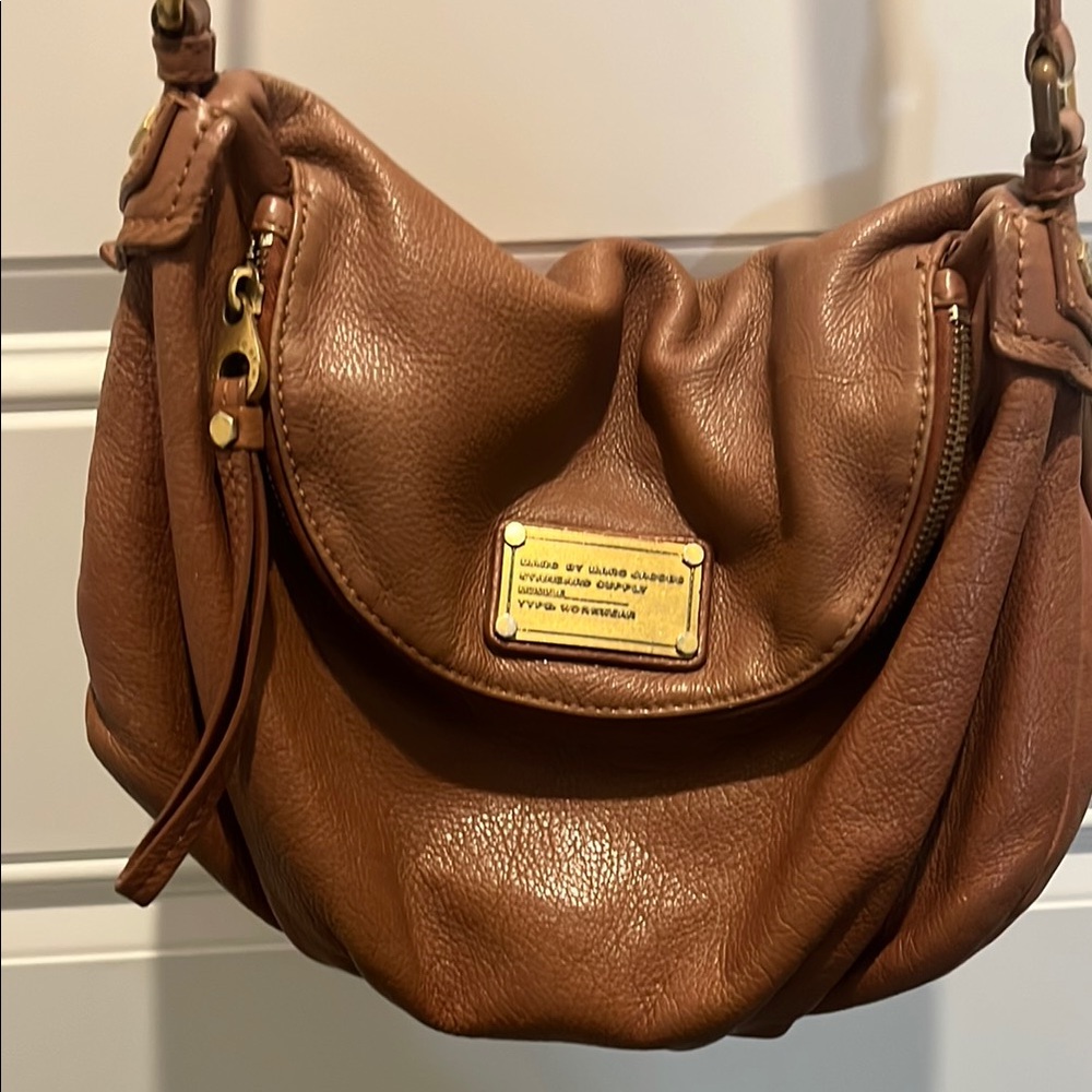 Marc Jacobs Cognac Leather Shoulder Bag - Picture 8 of 15